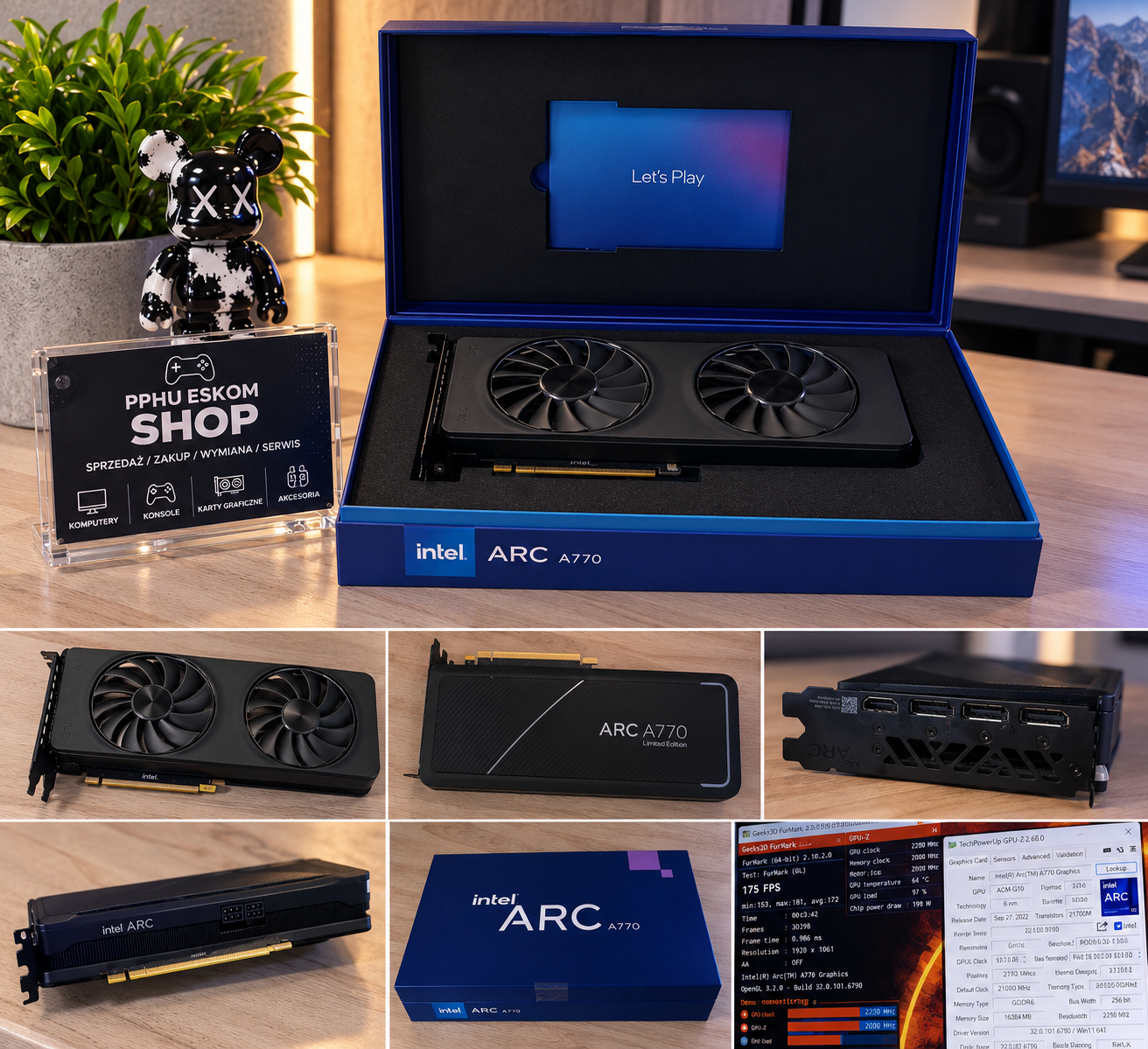 Intel Arc A770 Limited Edition 16GB GDDR6 – Stan bardzo dobry